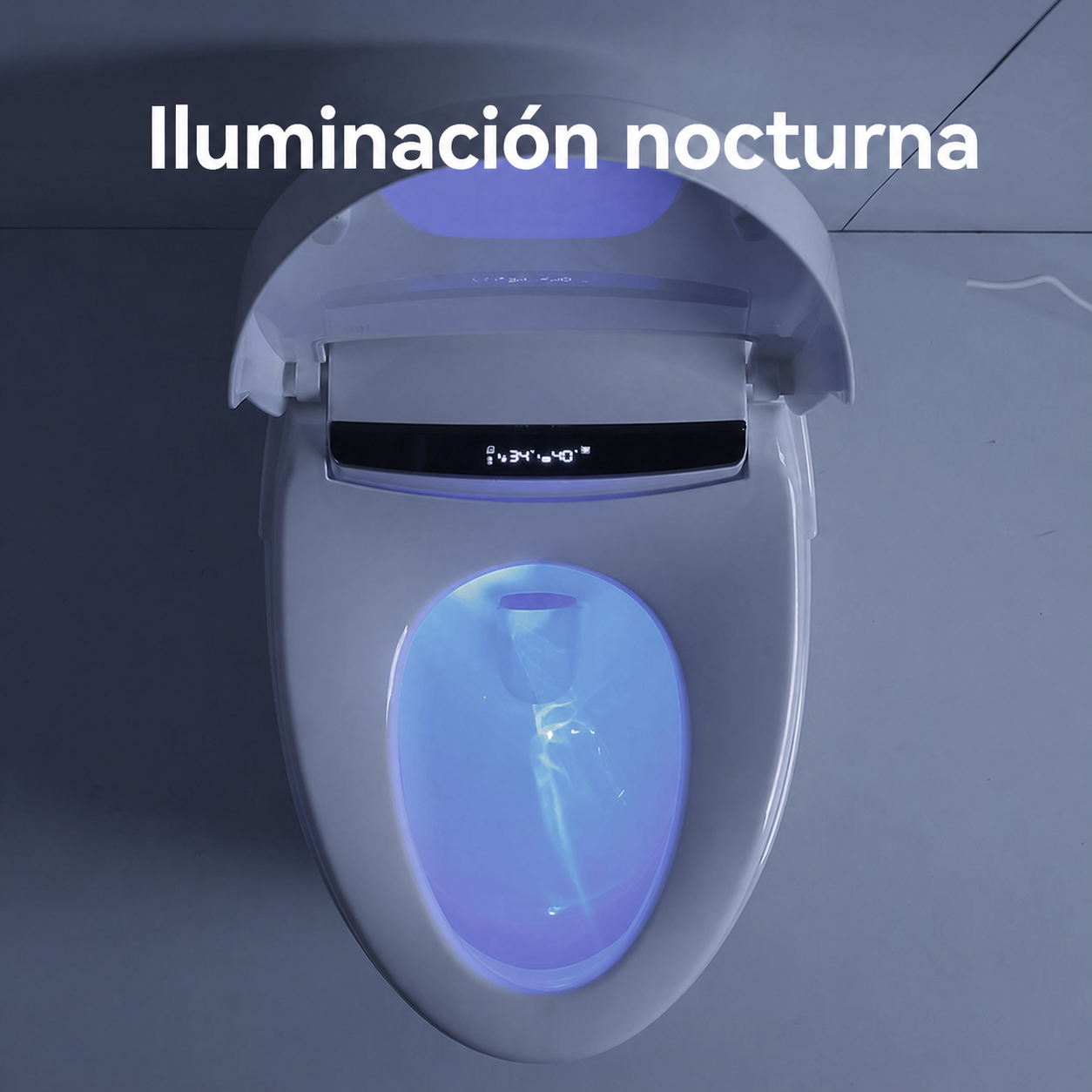 Luz LED nocturna del inodoro inteligente eQiik
