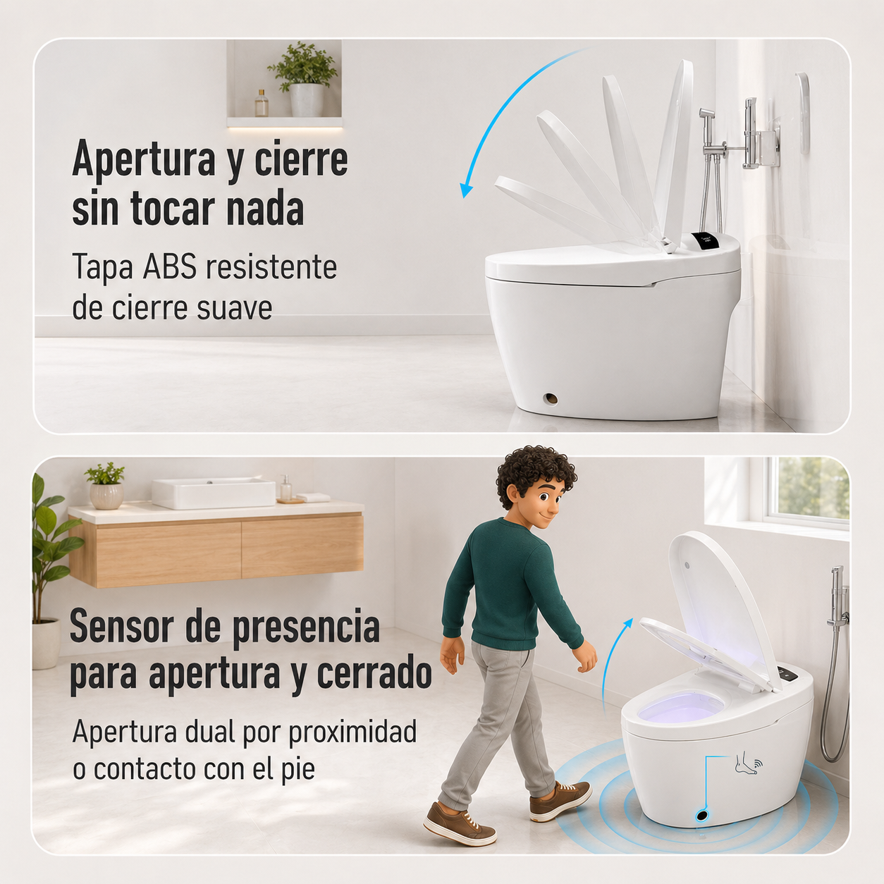 Sensor de presencia para apertura automática del eQiik Pro