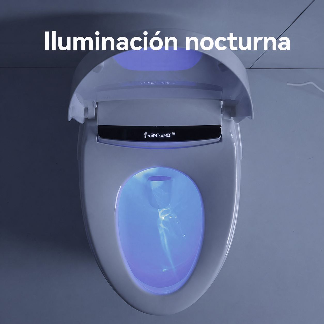 Luz LED nocturna del inodoro inteligente eQiik
